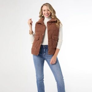 NWOT Coco + Carmen Corduroy Down Filled - Small/Medium - Oversized Vest